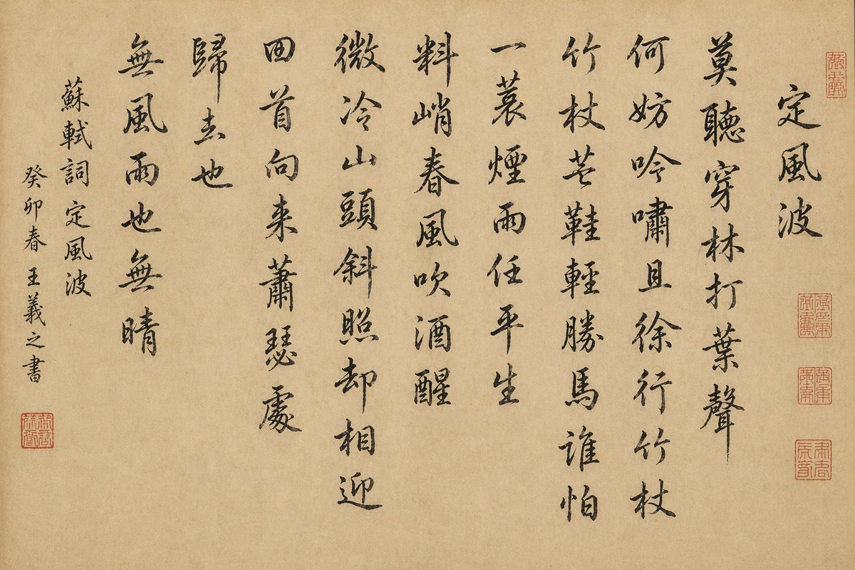 Chinese Calligraphy Handscroll — Sora 2 Prompt