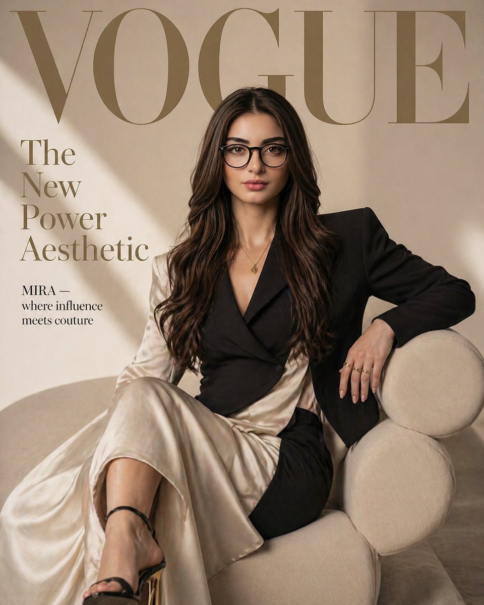 Hyper-Realistic Vogue Cover Prompt — Sora 2