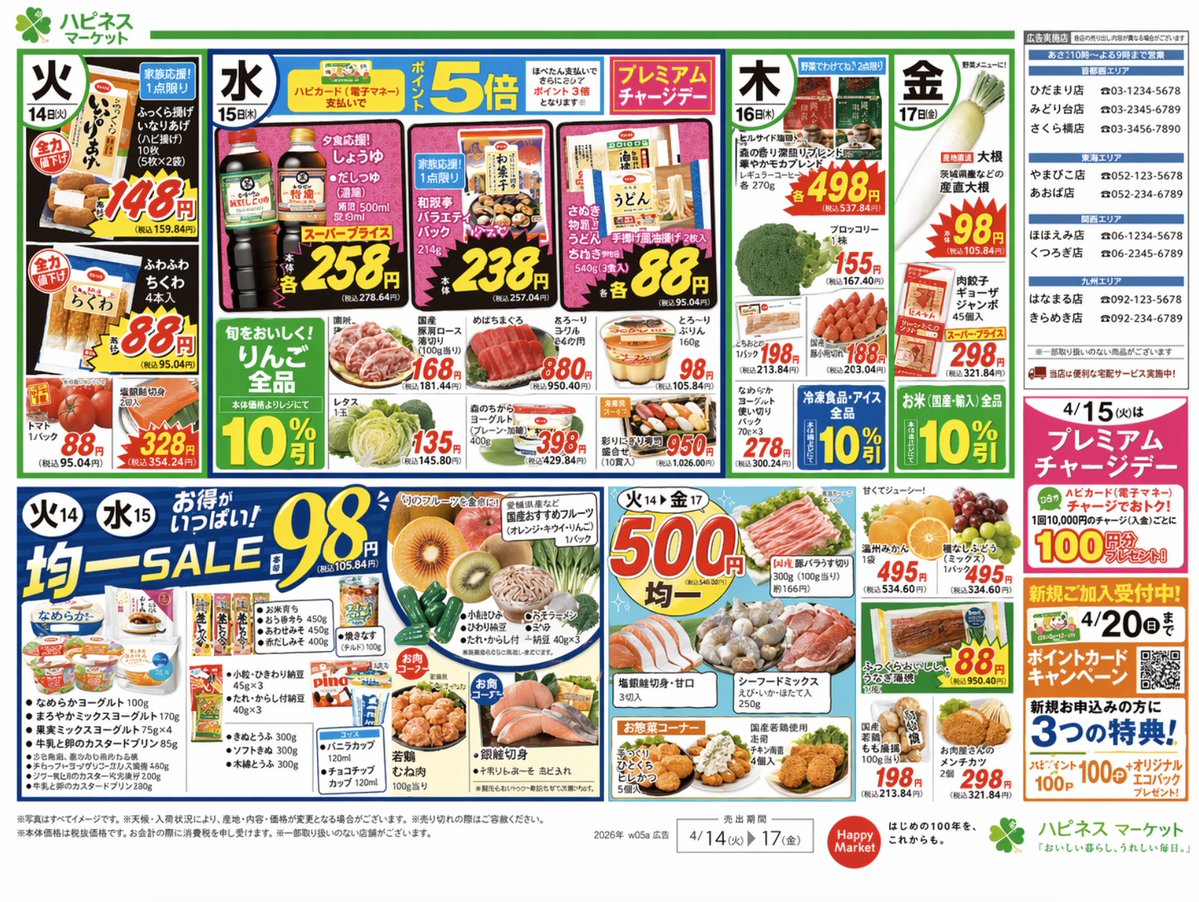 Japanese Supermarket Flyer — High-Density AI Prompt
