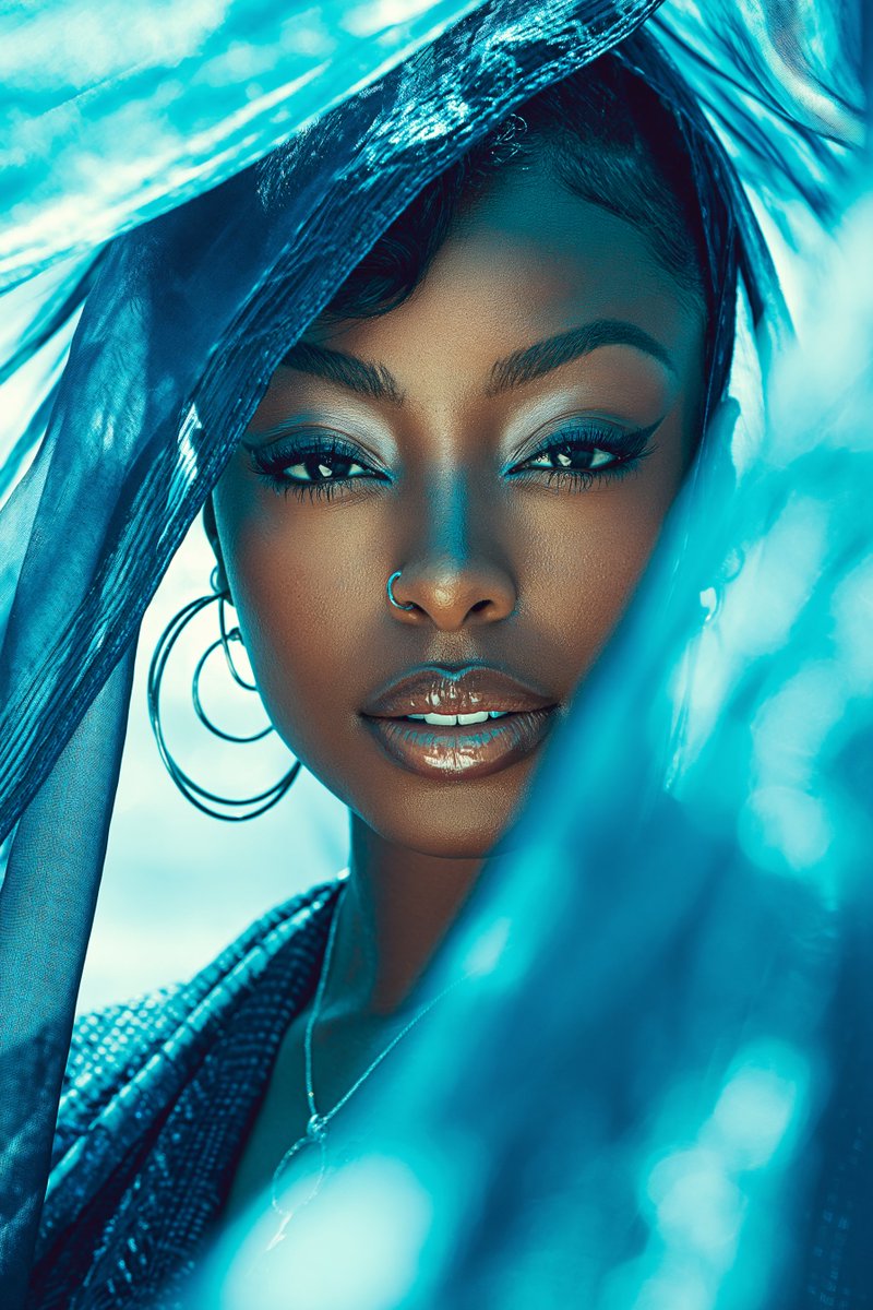 Luxury Glam Black Woman Portrait — Sora 2 Prompt