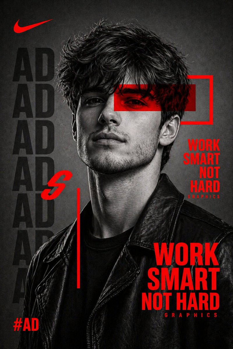 Streetwear Poster Prompt — High Contrast B&W & Red Graphics