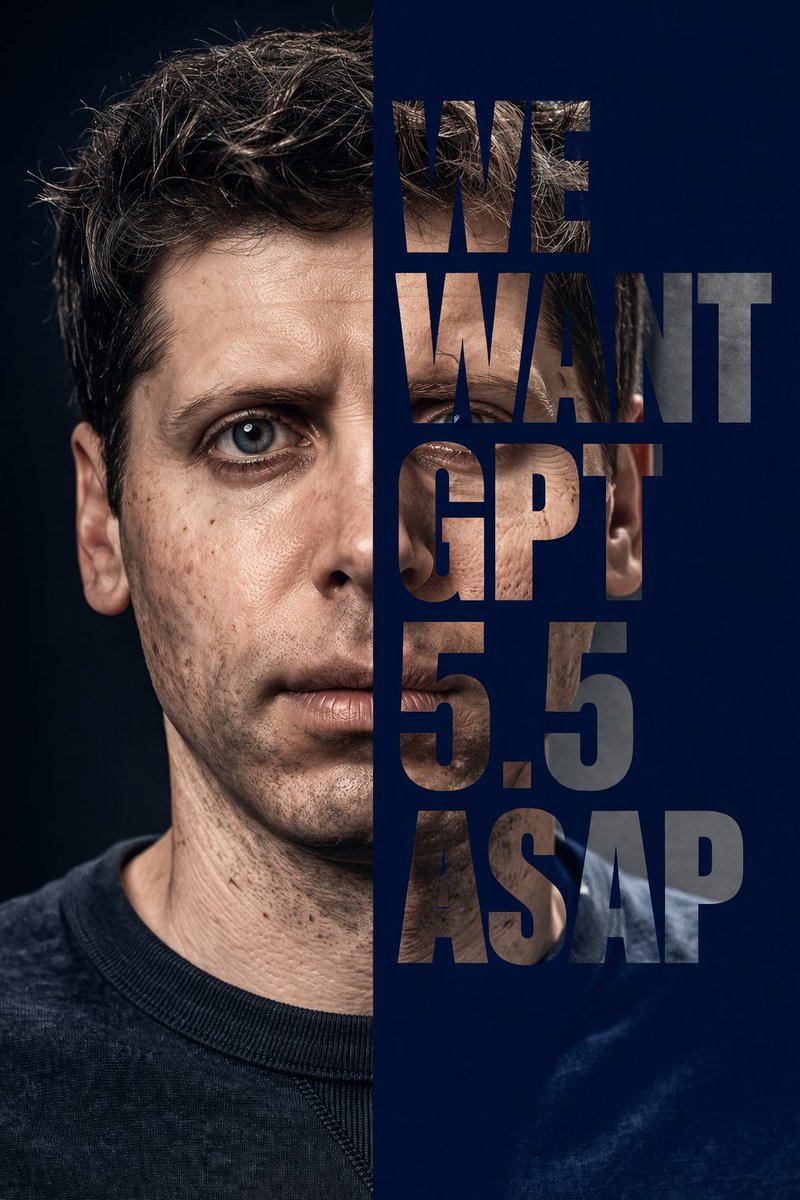 Dramatic Split-Face Typography Portrait — Sora 2 Prompt