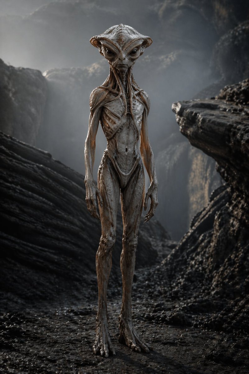 Cinematic Alien Portrait — Sora 2 Prompt