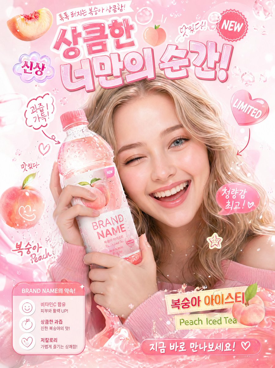 K-pop Drink Ad Poster — Sora 2 Prompt