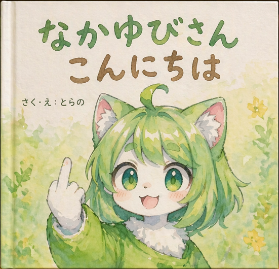 Cute Watercolor Picture Book Cover — Sora 2 Prompt