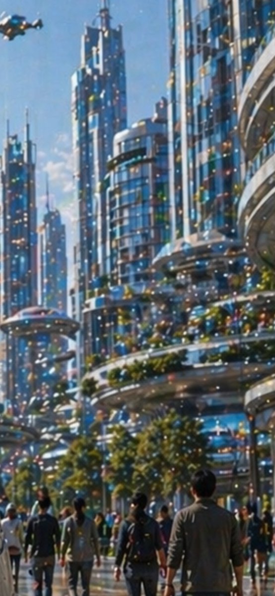 Glitch Artifacts Over Futuristic City — Sora 2 Prompt