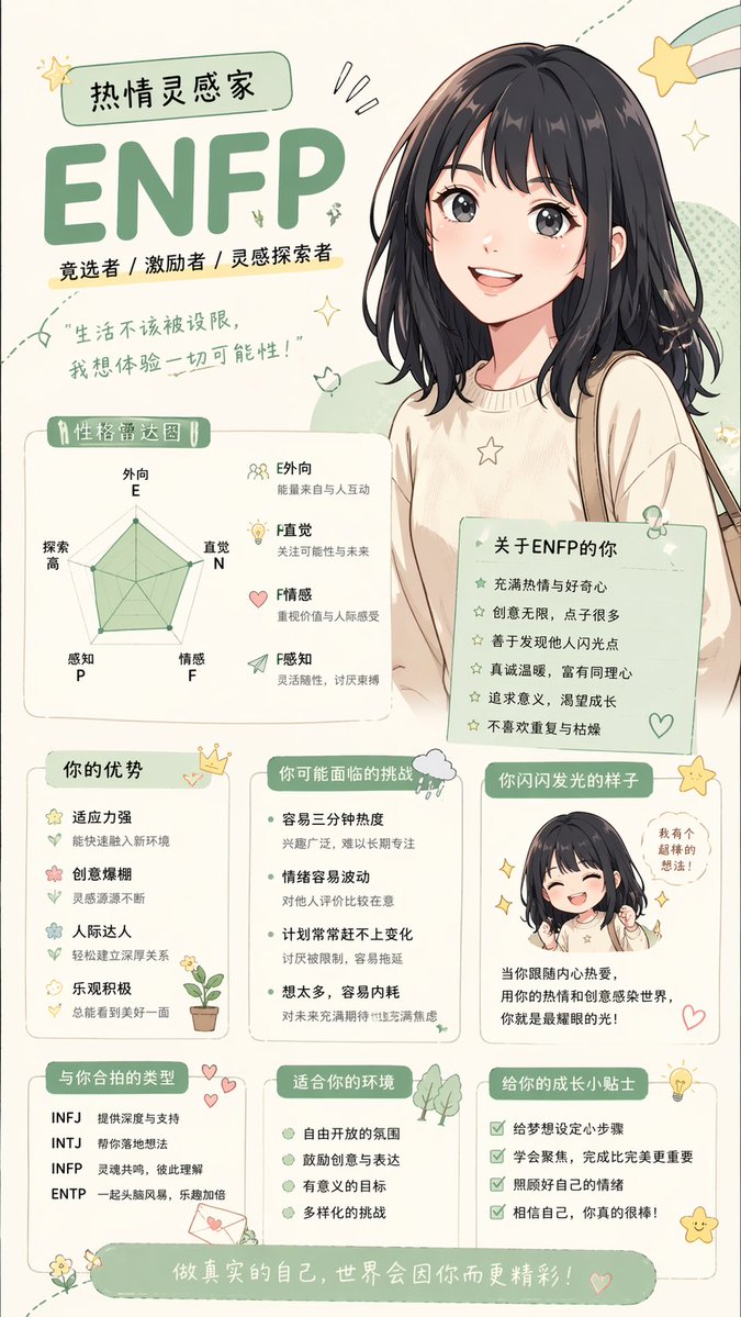 Anime Character MBTI Profile Generator — Sora 2