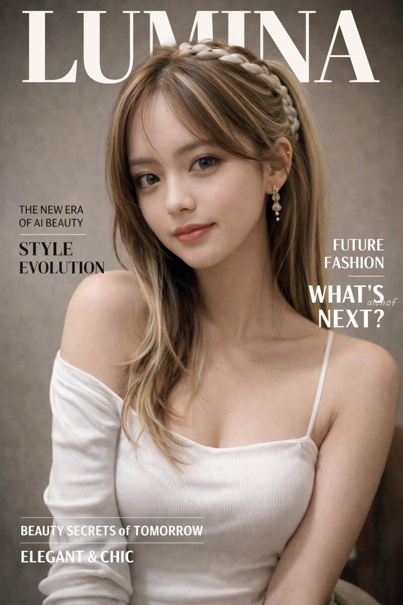 Photorealistic AI Magazine Cover — Customizable Portrait Prompt