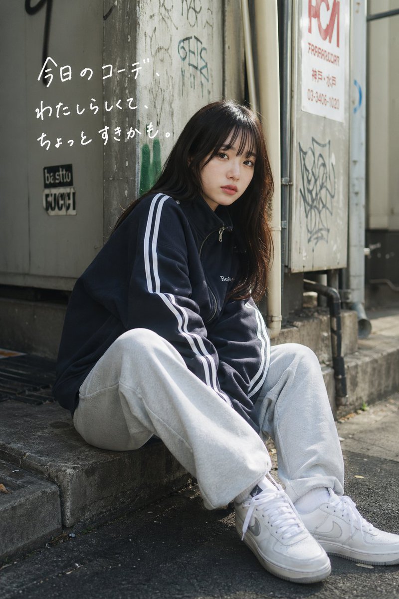 Japanese Streetwear Photo with Handwritten Text — Sora 2 Prompt