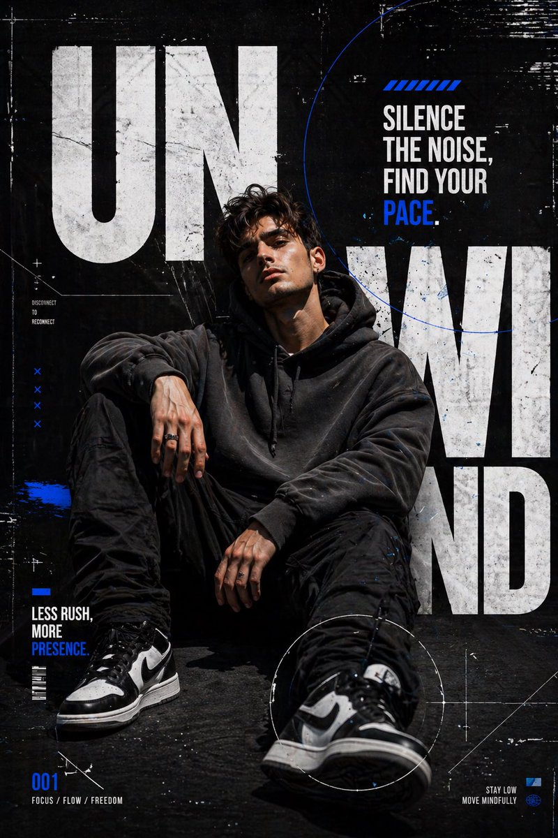 Cinematic Urban Streetwear Poster — Sora 2 Prompt