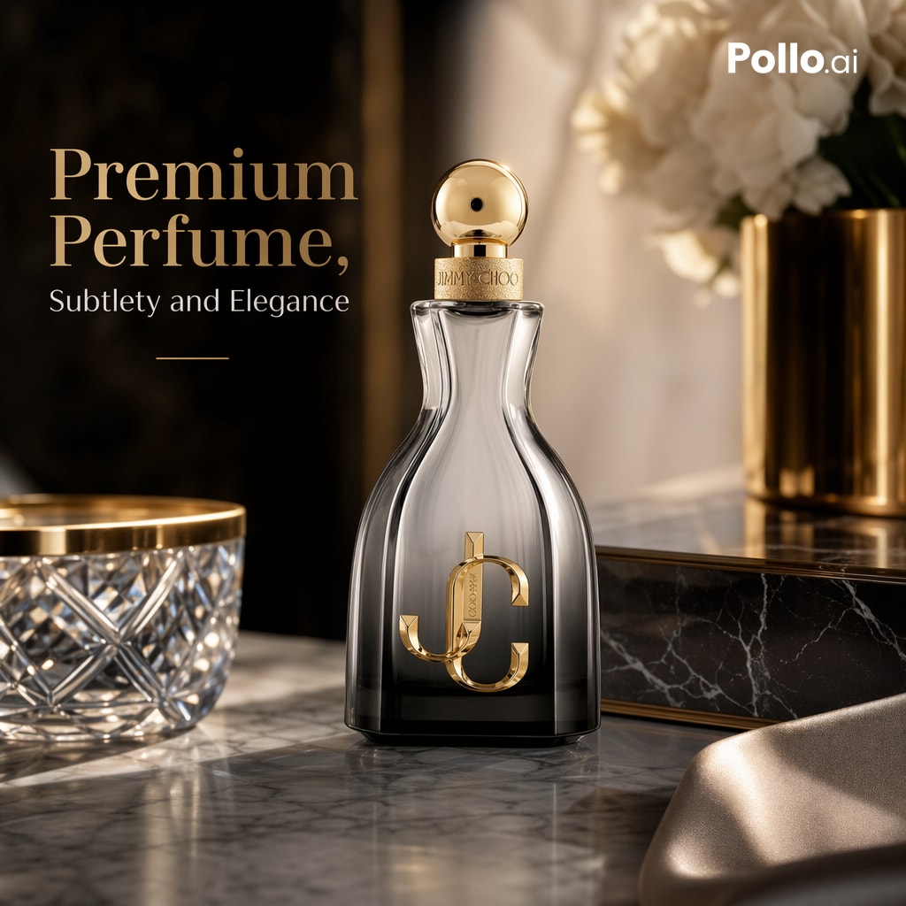 Luxury Perfume Ad on Marble Vanity — Sora 2 Prompt