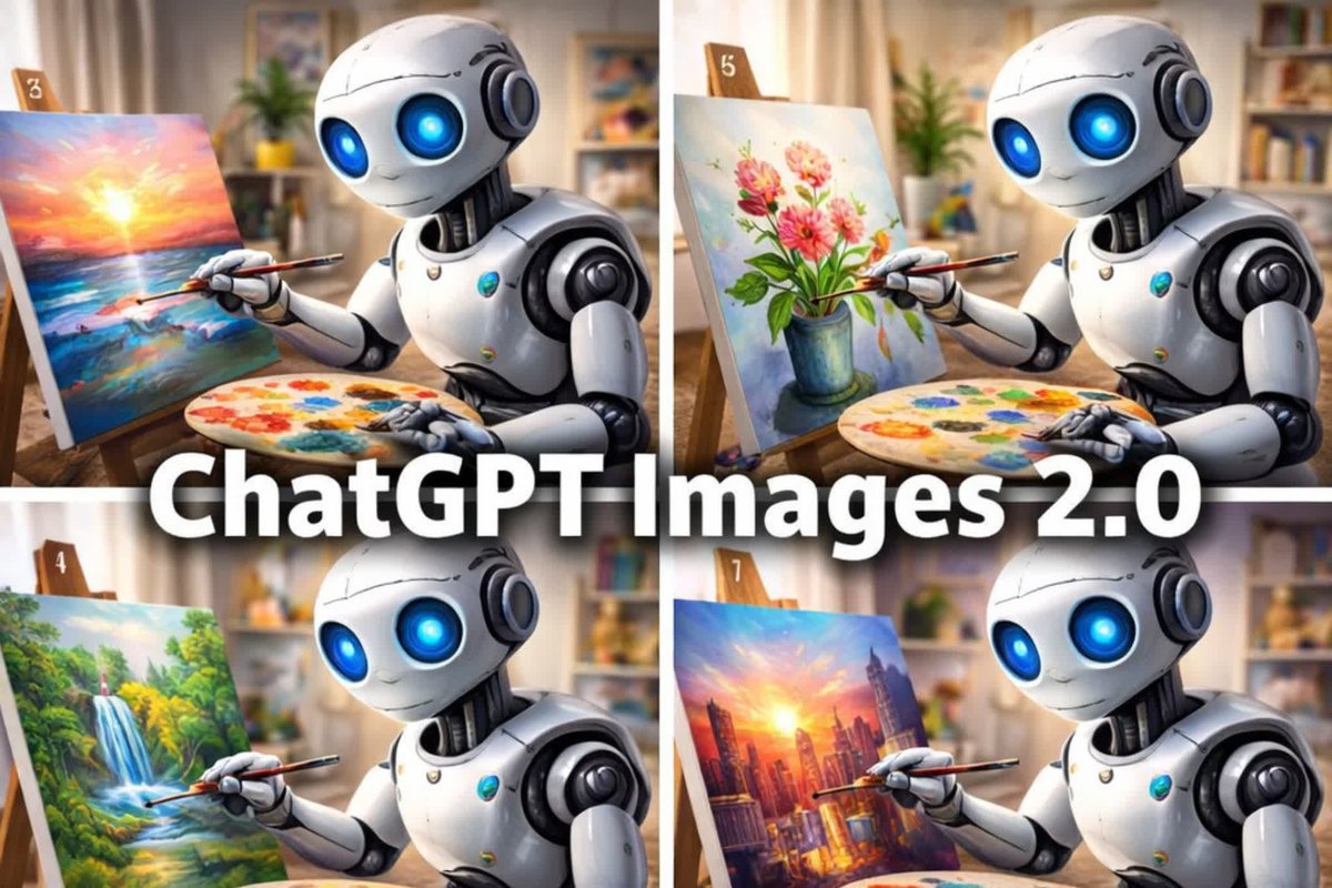 ChatGPT Images 2.0 Robot Collage — Sora 2 Prompt