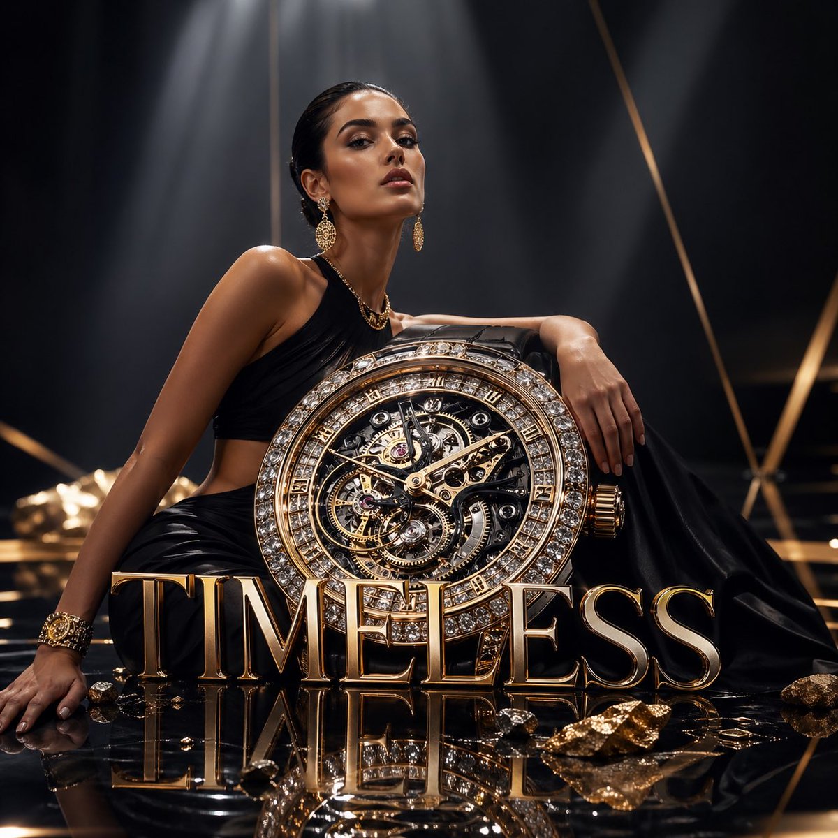 Avant-Garde Luxury Watch Ad — Sora 2 Prompt