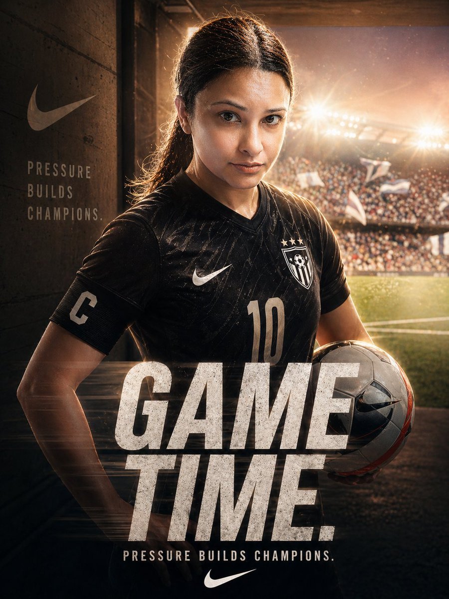 Cinematic Football Poster Prompt — Sora 2