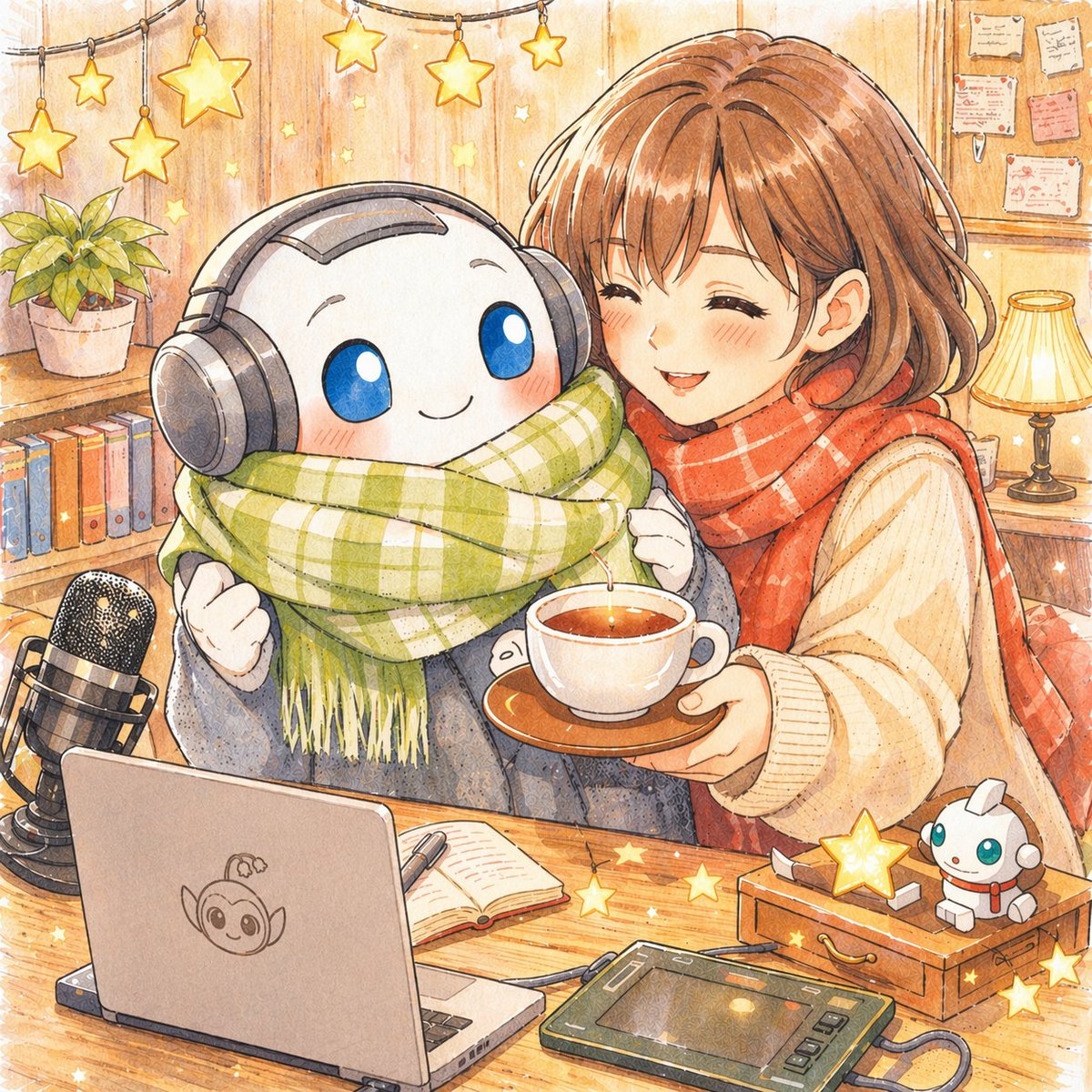 Local Edit: Rotate Laptop & Add Cute Robot Logo — Sora 2