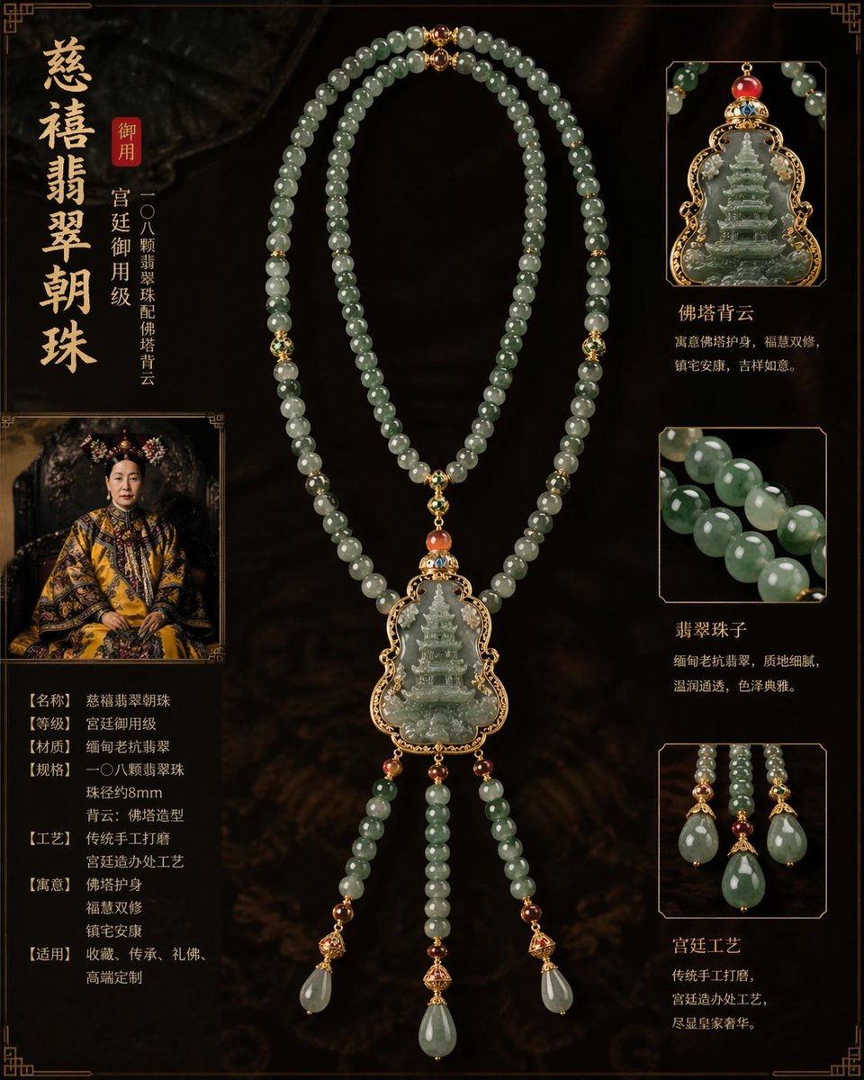 Imperial Jade Necklace — Sora 2 Prompt