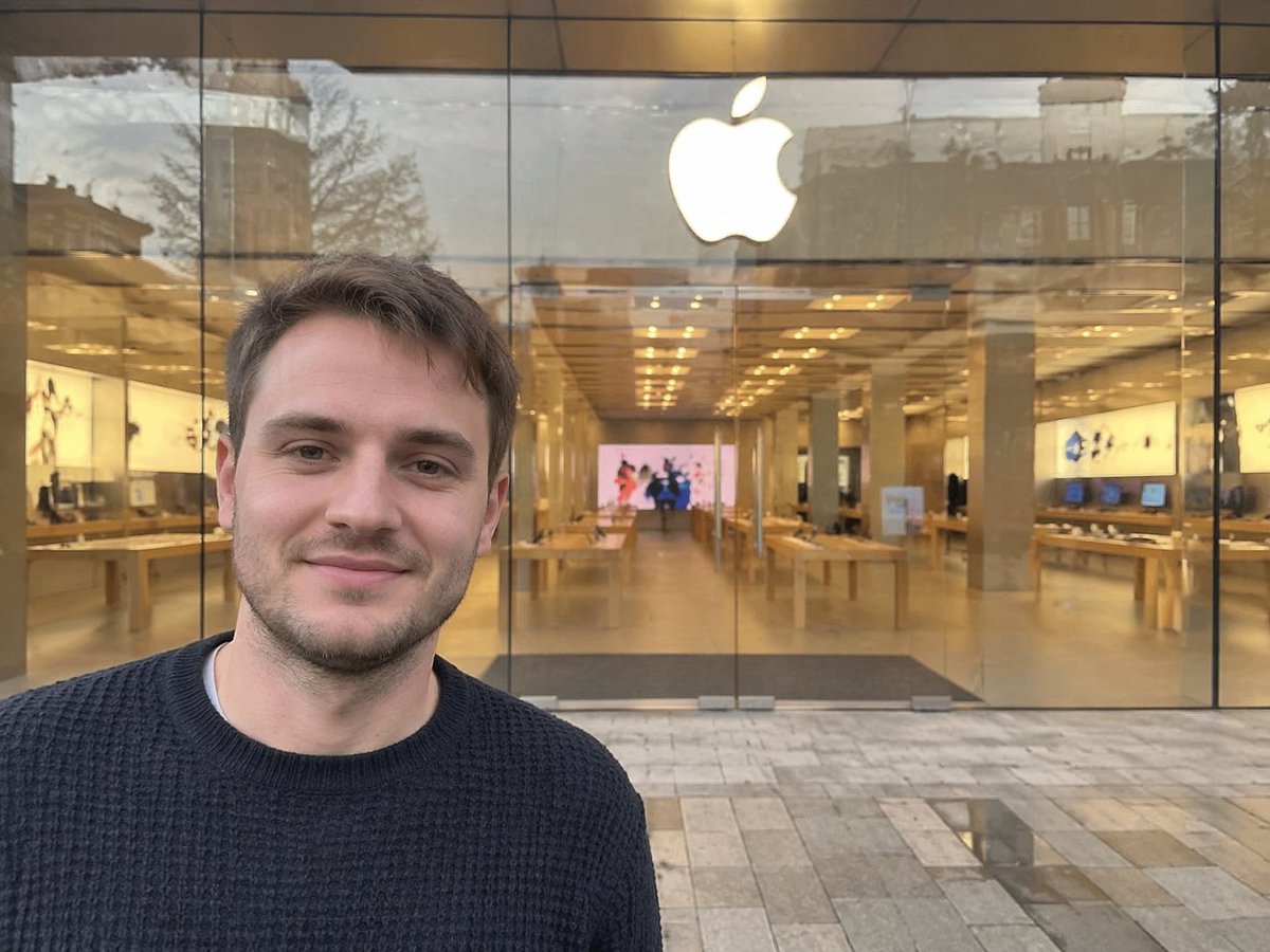 Through the Window: Amateur Apple Store Photo — Sora 2 Prompt