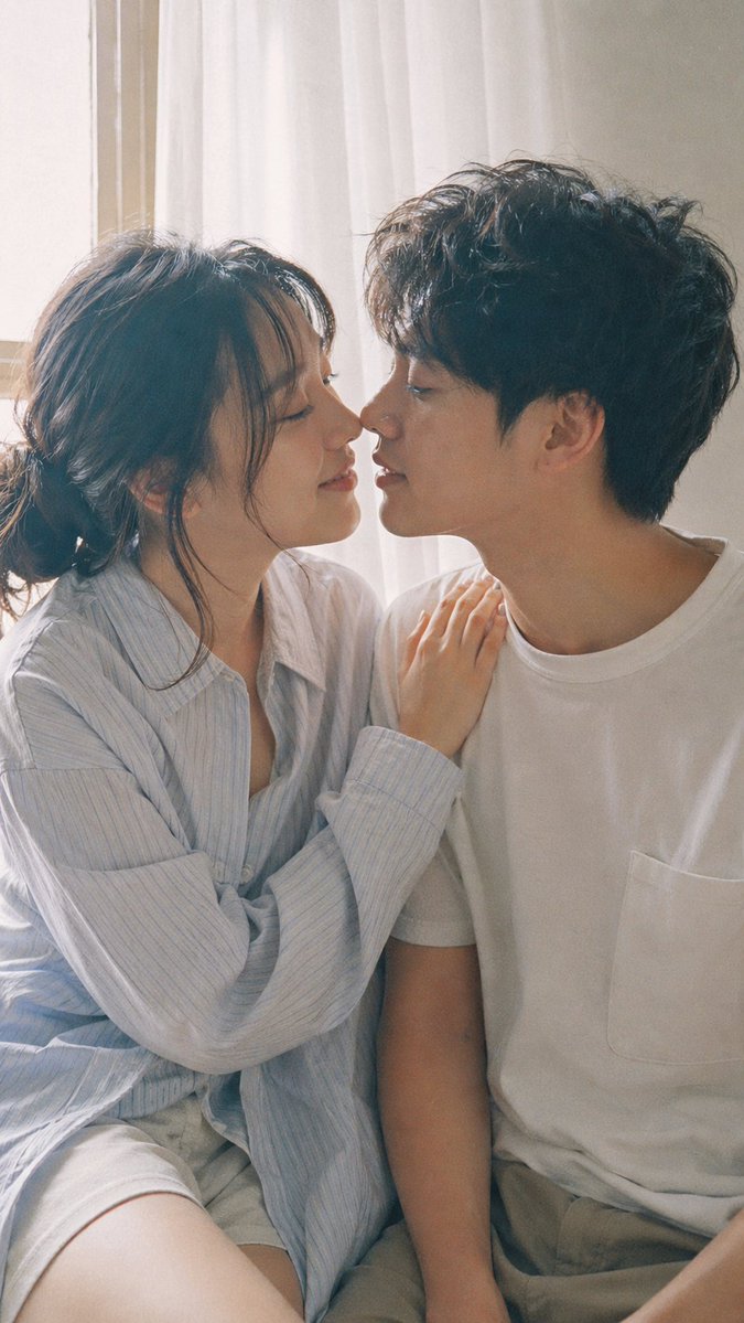 Fujifilm Analog Couple Portrait — Sora 2 Prompt