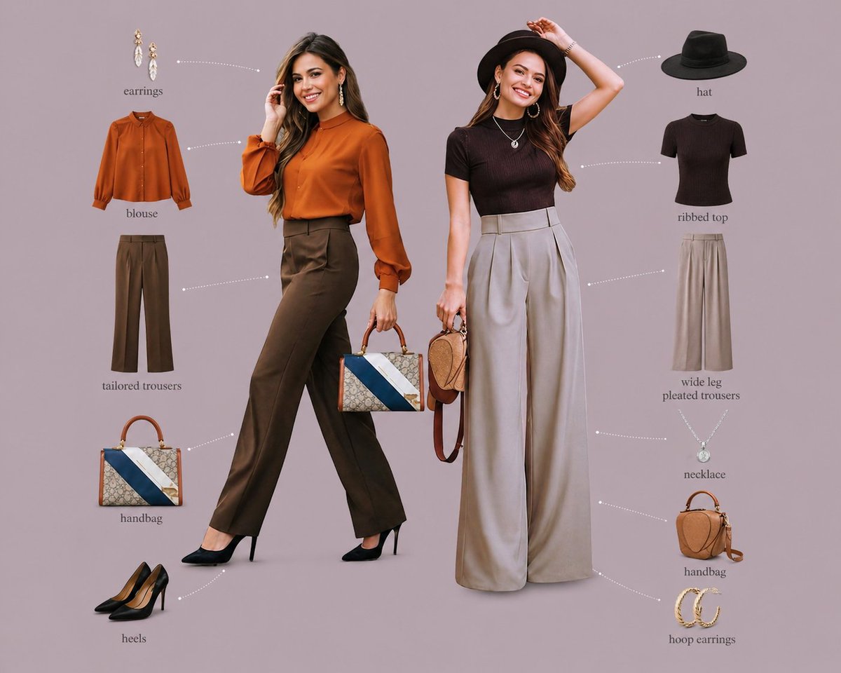 Fashion Editorial Lookbook with Floating Items — Sora 2 Prompt