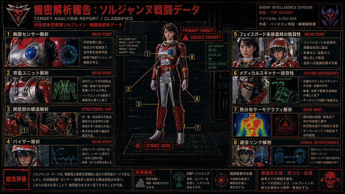 Classified Sci-Fi Target Analysis Poster — Sora 2 Prompt