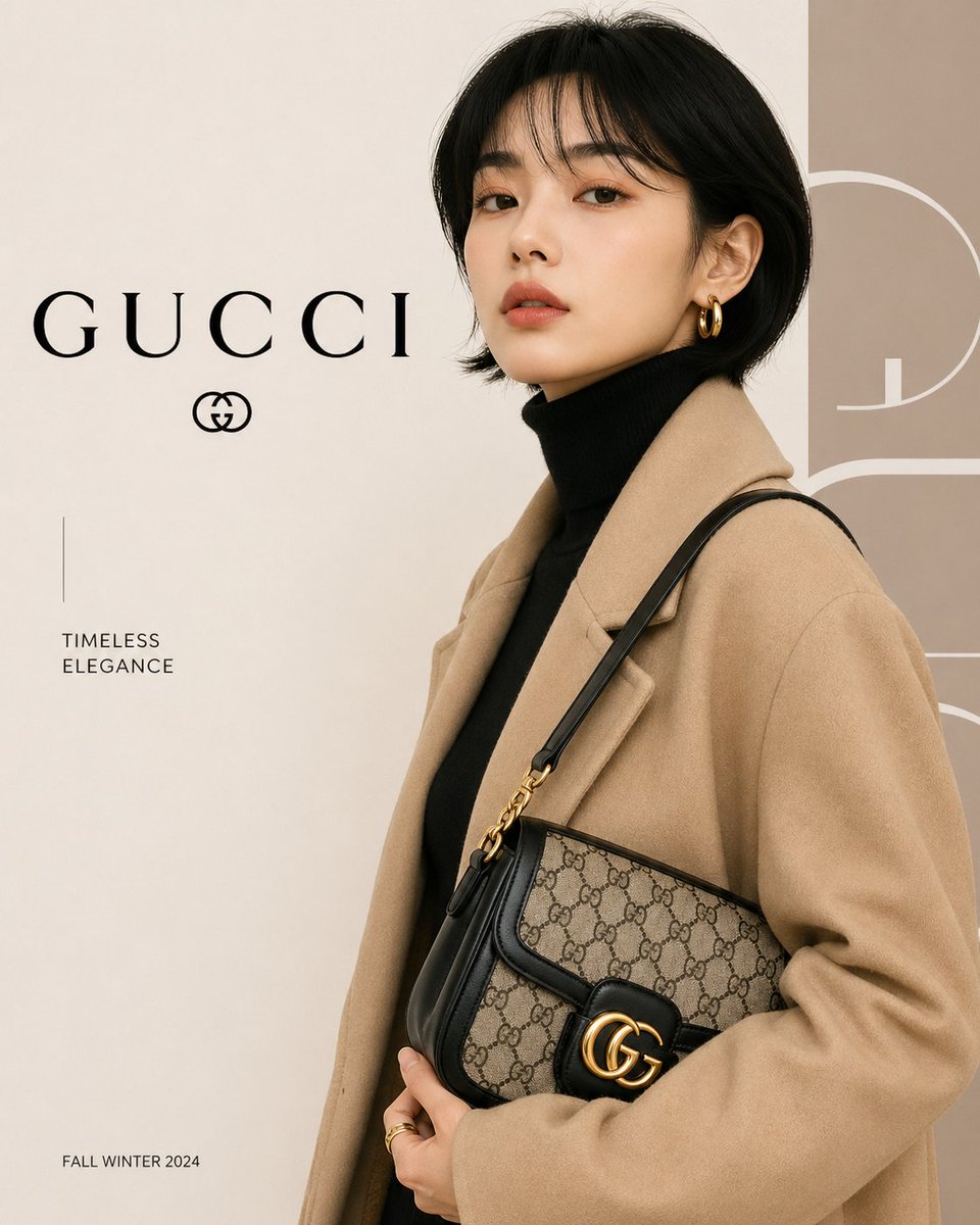 Luxury Fashion Ad Poster — Sora 2 AI Prompt