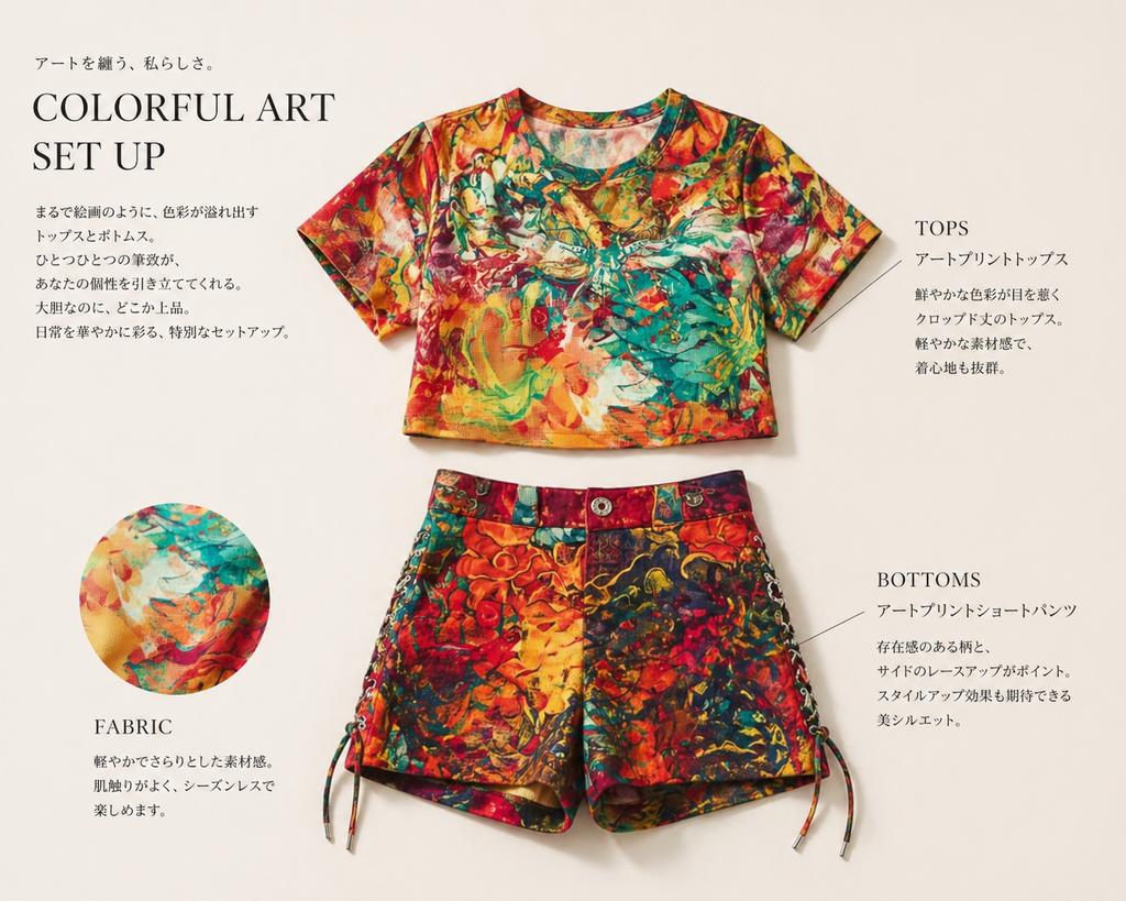 Fashion Editorial Flat Lay — Clothing Product Display Prompt