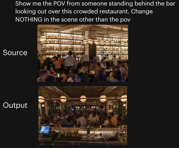 Restaurant Camera Angle Change — Sora 2 Prompt