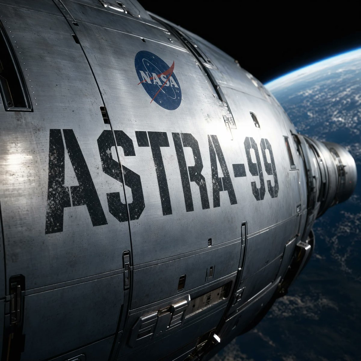 NASA Spacecraft Orbital Close-Up — Sora 2 Prompt