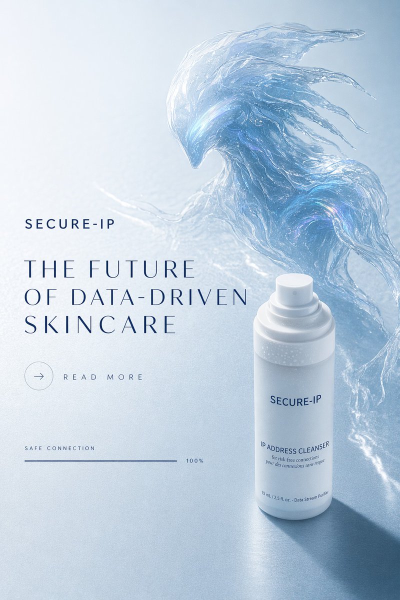 Futuristic Data-Driven Skincare Ad — Sora 2 Prompt