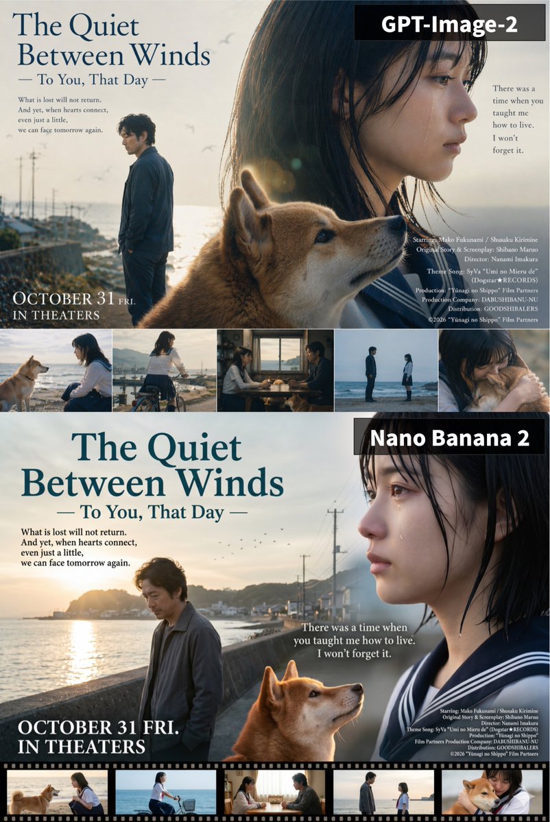 Sora 2 Prompt: Create 'The Quiet Between Winds' Poster