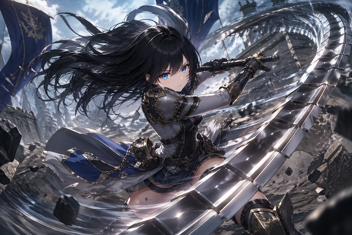 Dynamic Anime Warrior Woman with Whip-Sword — Sora 2 Prompt