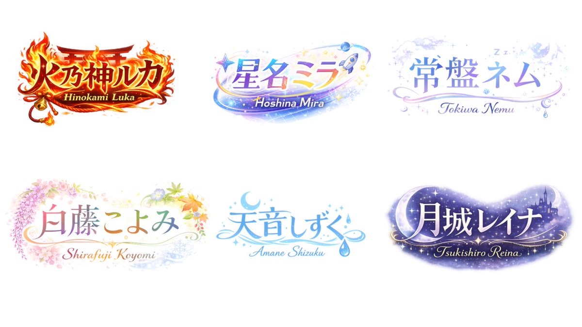 Anime VTuber Logo Grid — AI Prompt for 6 Unique Designs