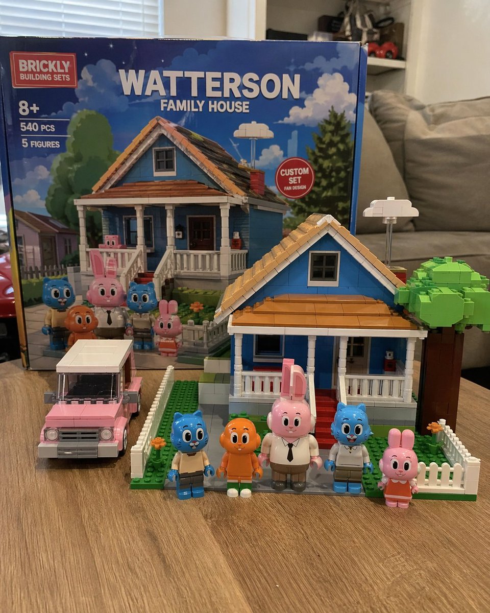Custom LEGO Brick House & Family Set — Sora 2 Prompt