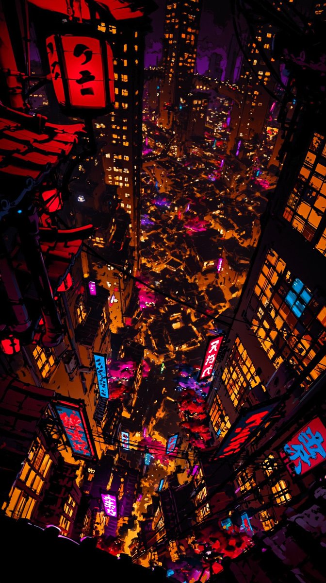 Surreal Neon Japanese Metropolis Night — Sora 2 Prompt