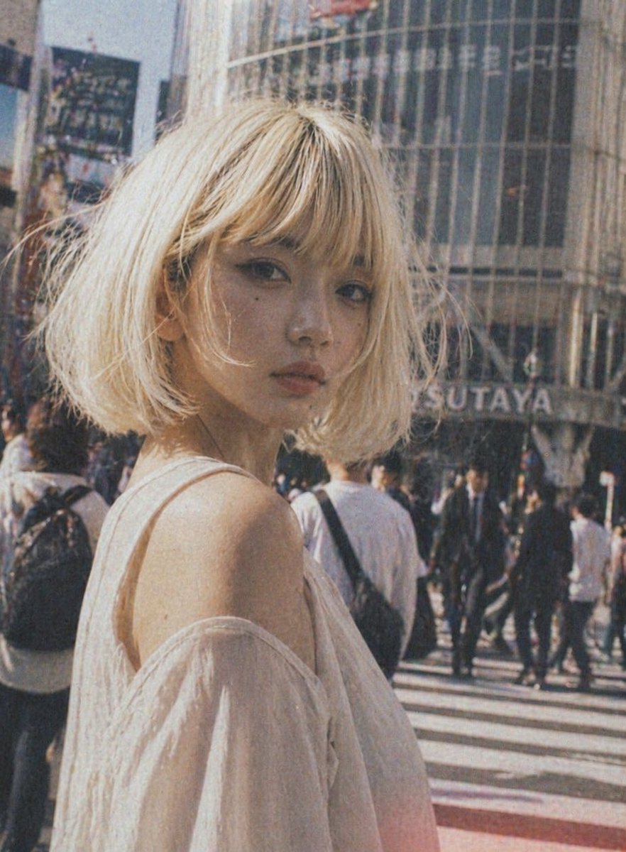 Vintage Shibuya Street Portrait — Sora 2 Prompt
