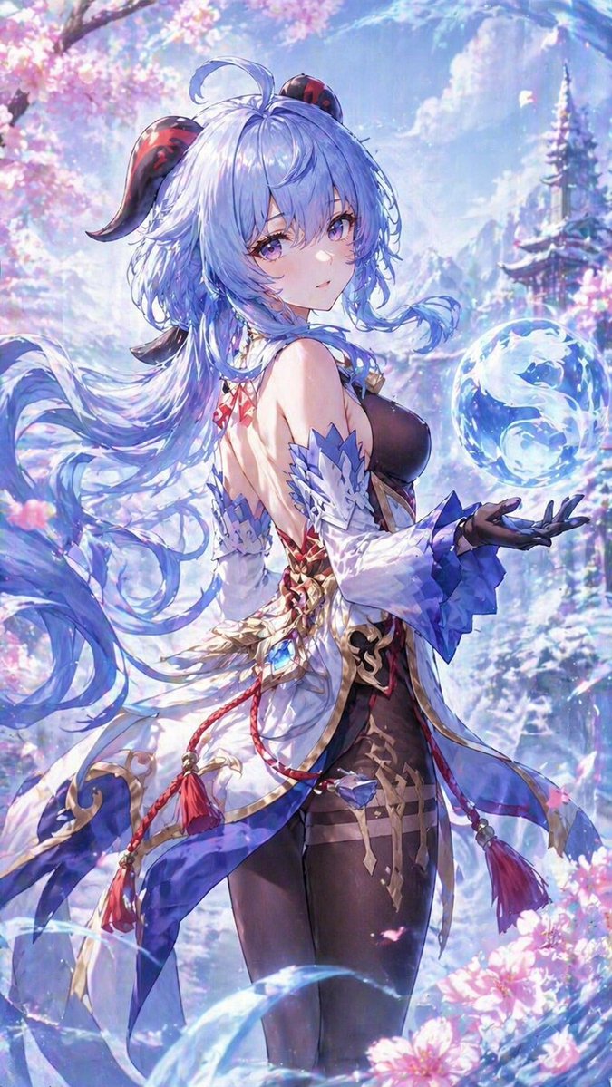 Anime Ice Mage & Sakura Fantasy — Sora 2 Prompt