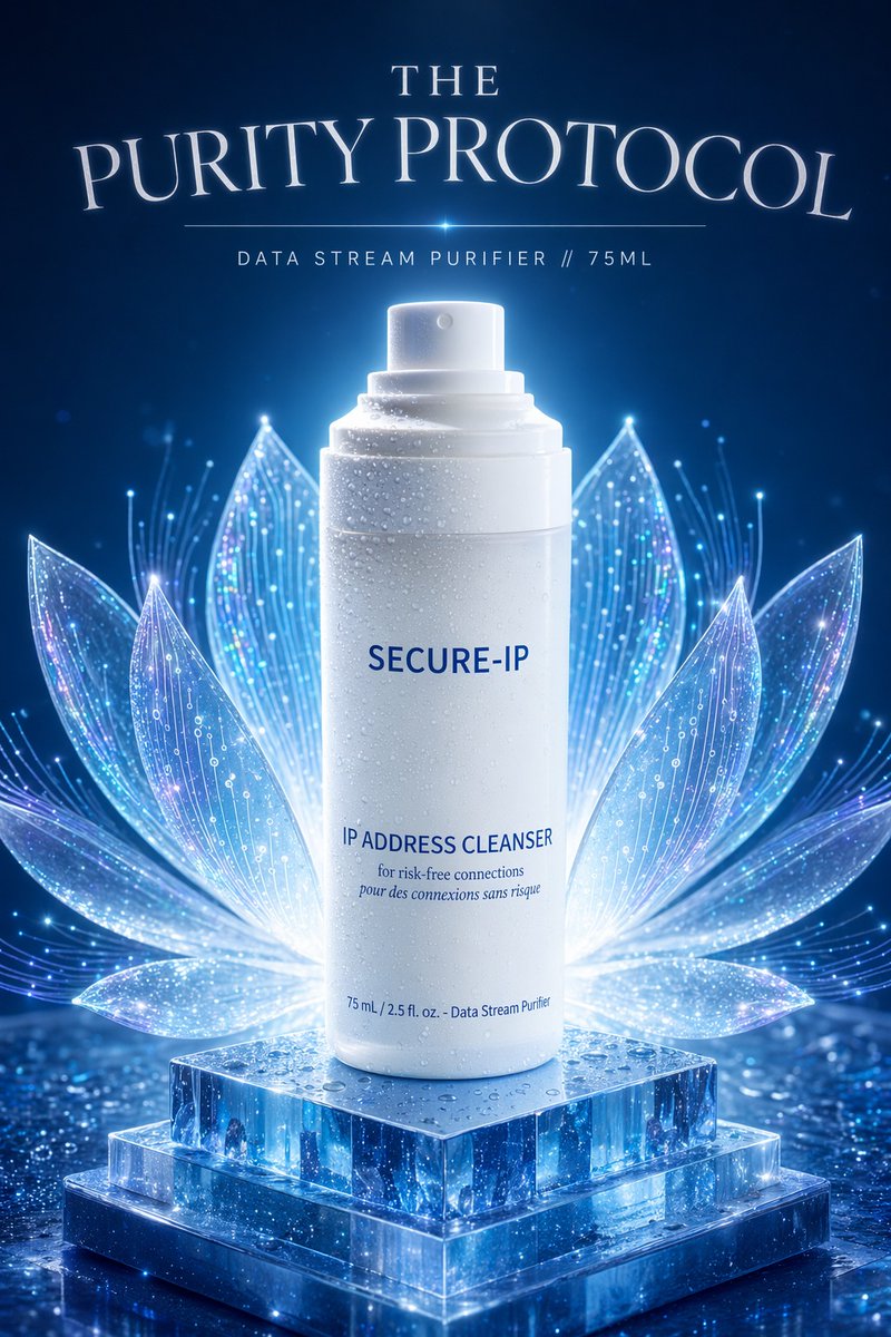 Luxury Tech Beauty Ad Poster — Sora 2 Prompt