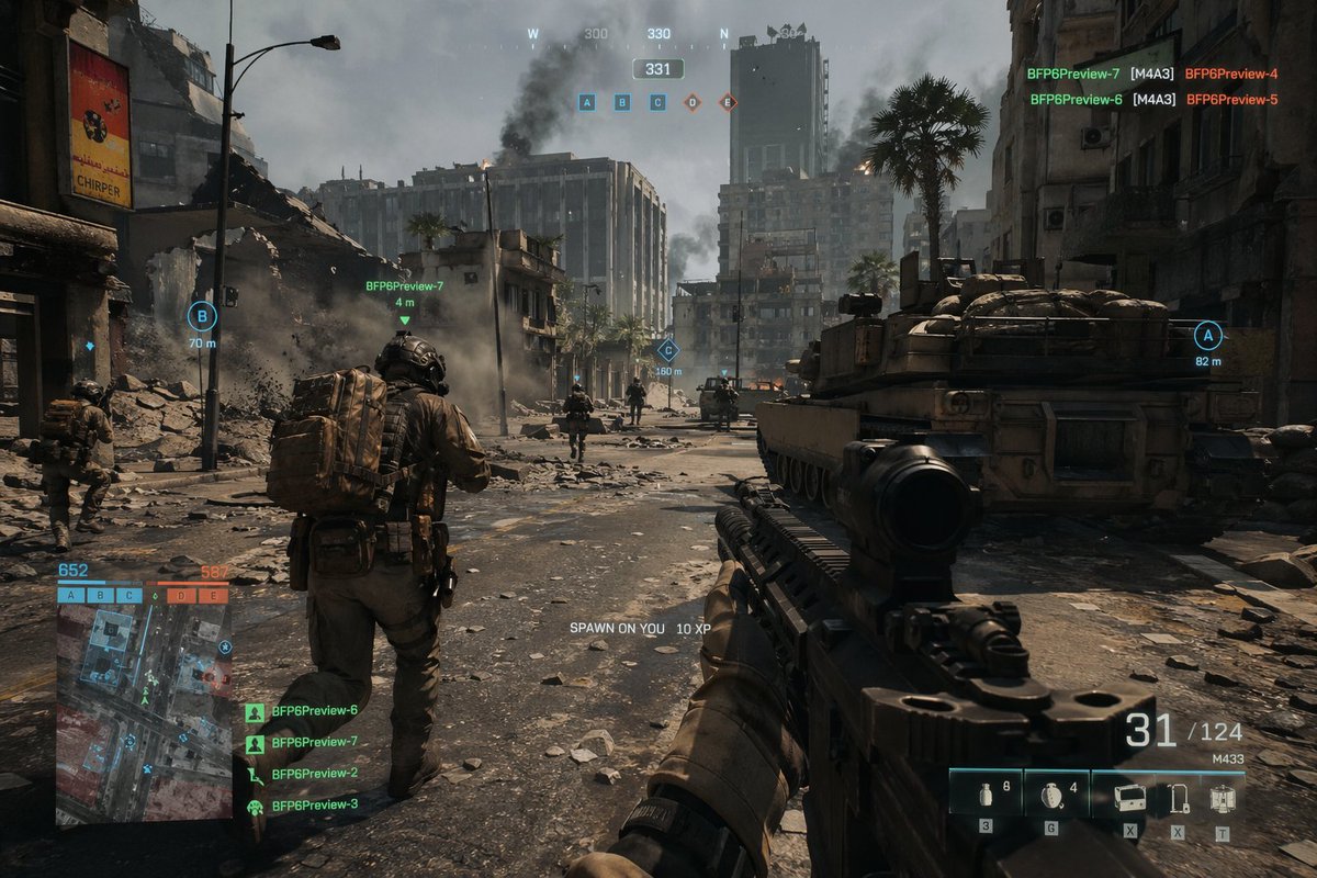 Battlefield 6 In-Game Screenshot Prompt — Ultra-Realistic AI Render