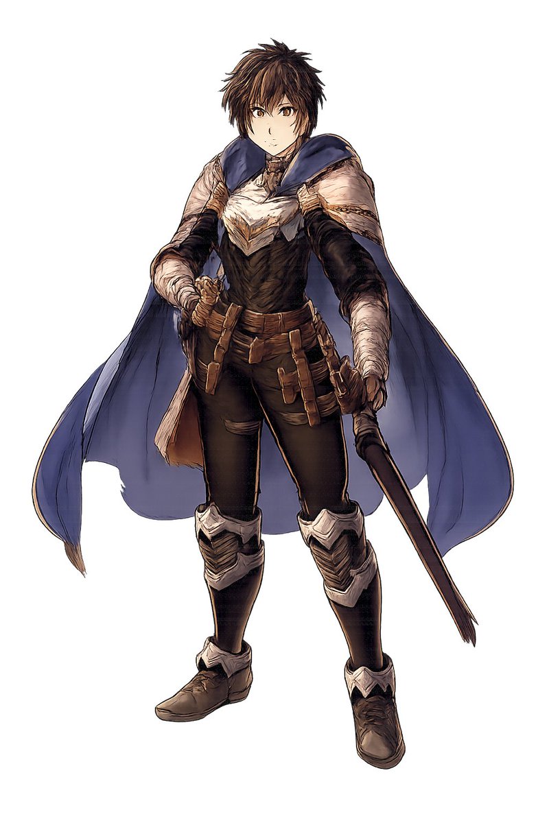 JRPG Fantasy Warrior — Full-Body Concept Art Prompt