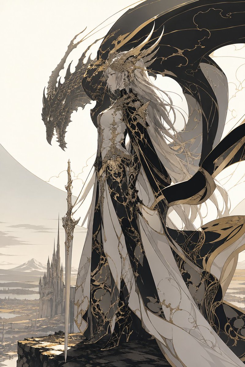 Dragon Queen Fantasy Art — Epic AI Prompt for Sora 2