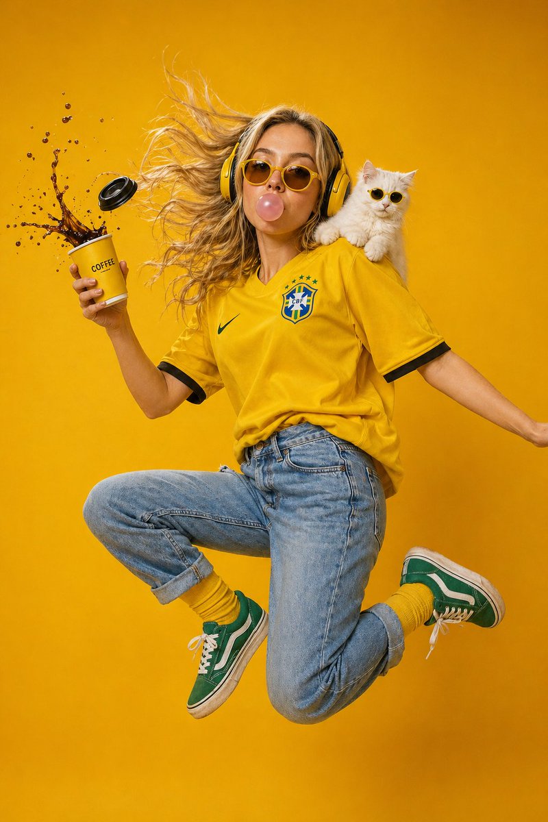 Surreal Fashion Prompt: Bubble Gum, Cat & Coffee — Sora 2