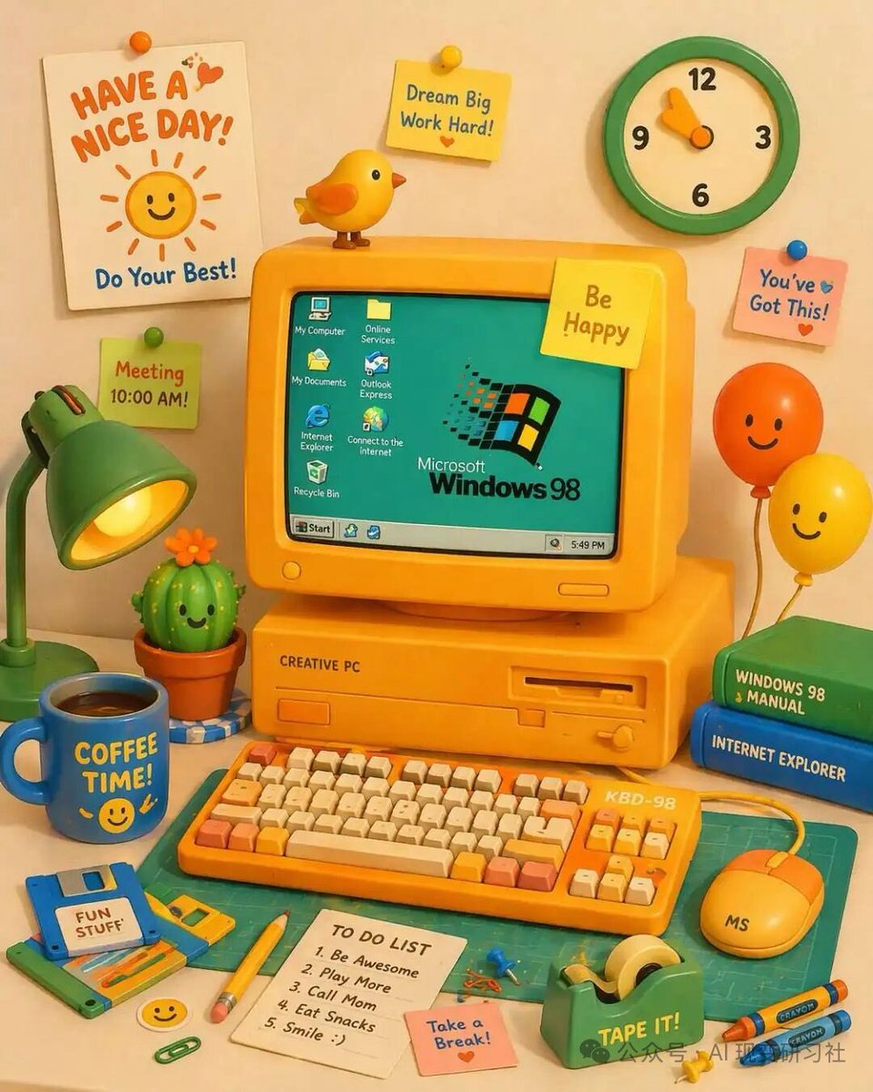 Customizable Retro Claymation Desktop — Sora 2 Prompt