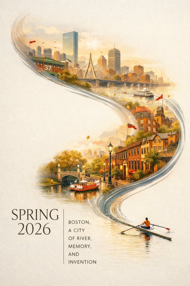 Boston Spring 2026 Poster — Dreamlike Panorama Prompt