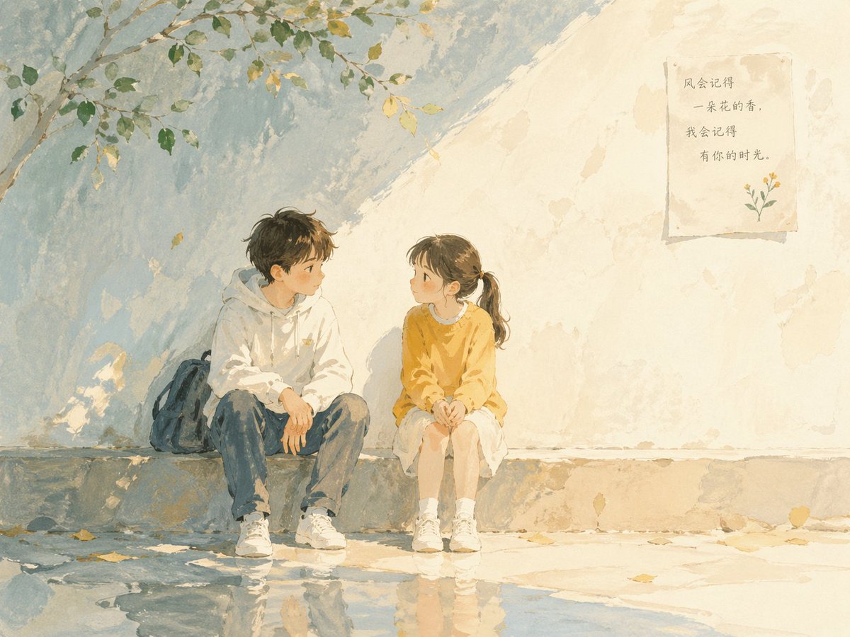 Watercolor & Gouache Poetic Children's Illustration Prompt