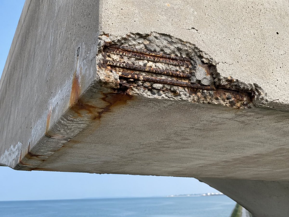 Chloride-Induced Concrete Spalling — Sora 2 Prompt