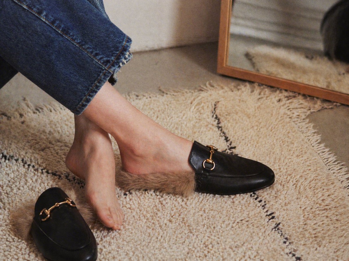 Cozy Furry Loafers Lifestyle Prompt — Sora 2