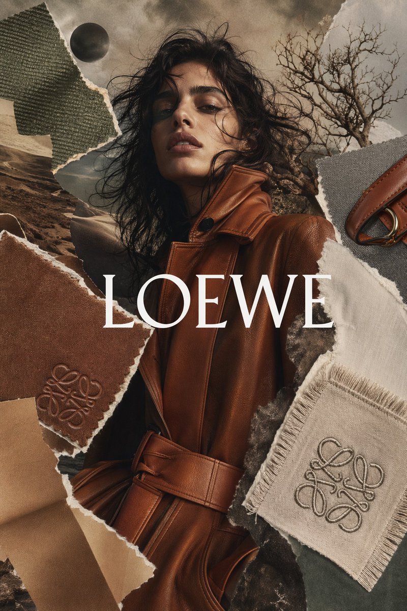 Luxury Torn Paper Collage Fashion Ad Prompt — Sora 2