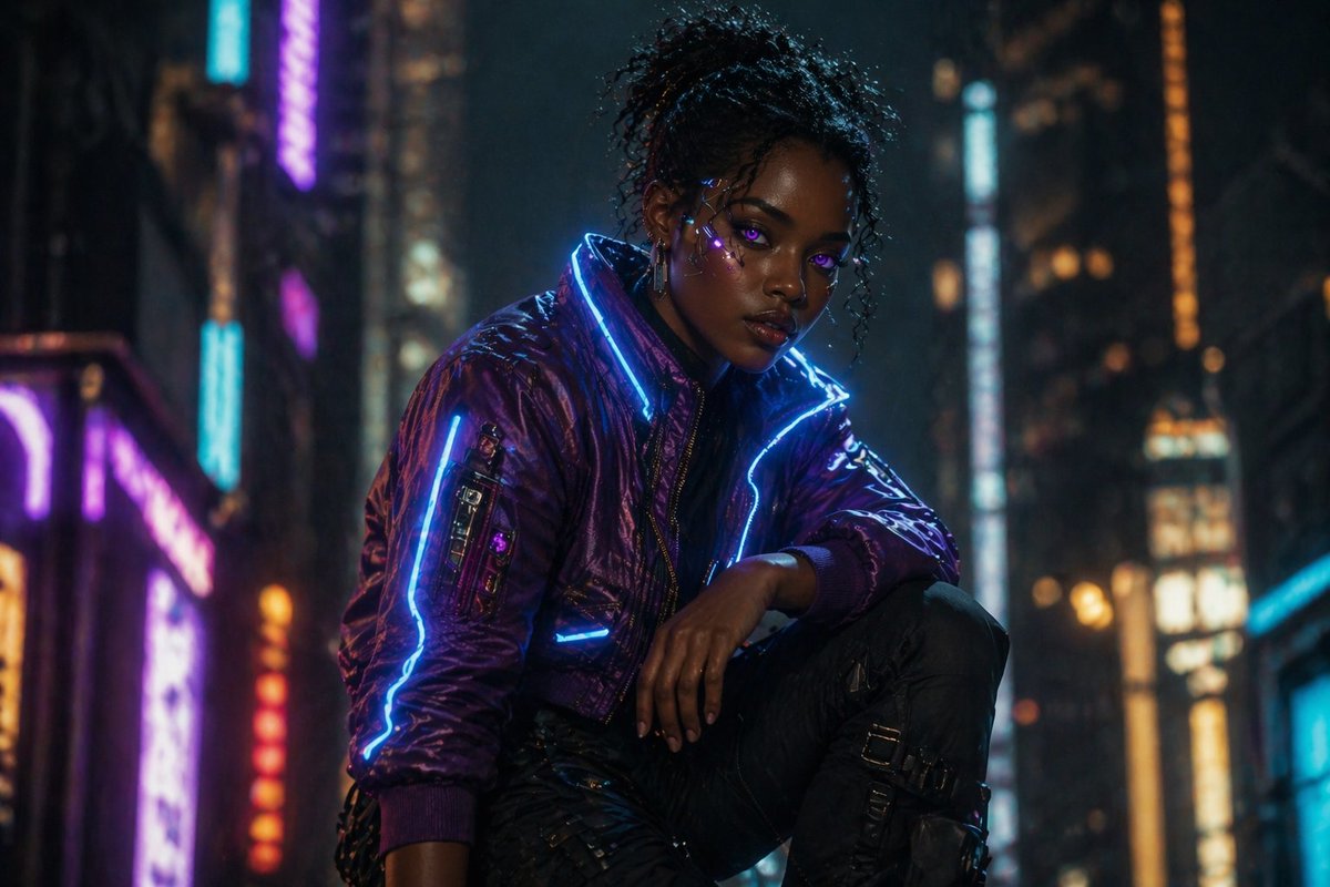 Cyberpunk Movie Still Portrait Prompt — Sora2Hub