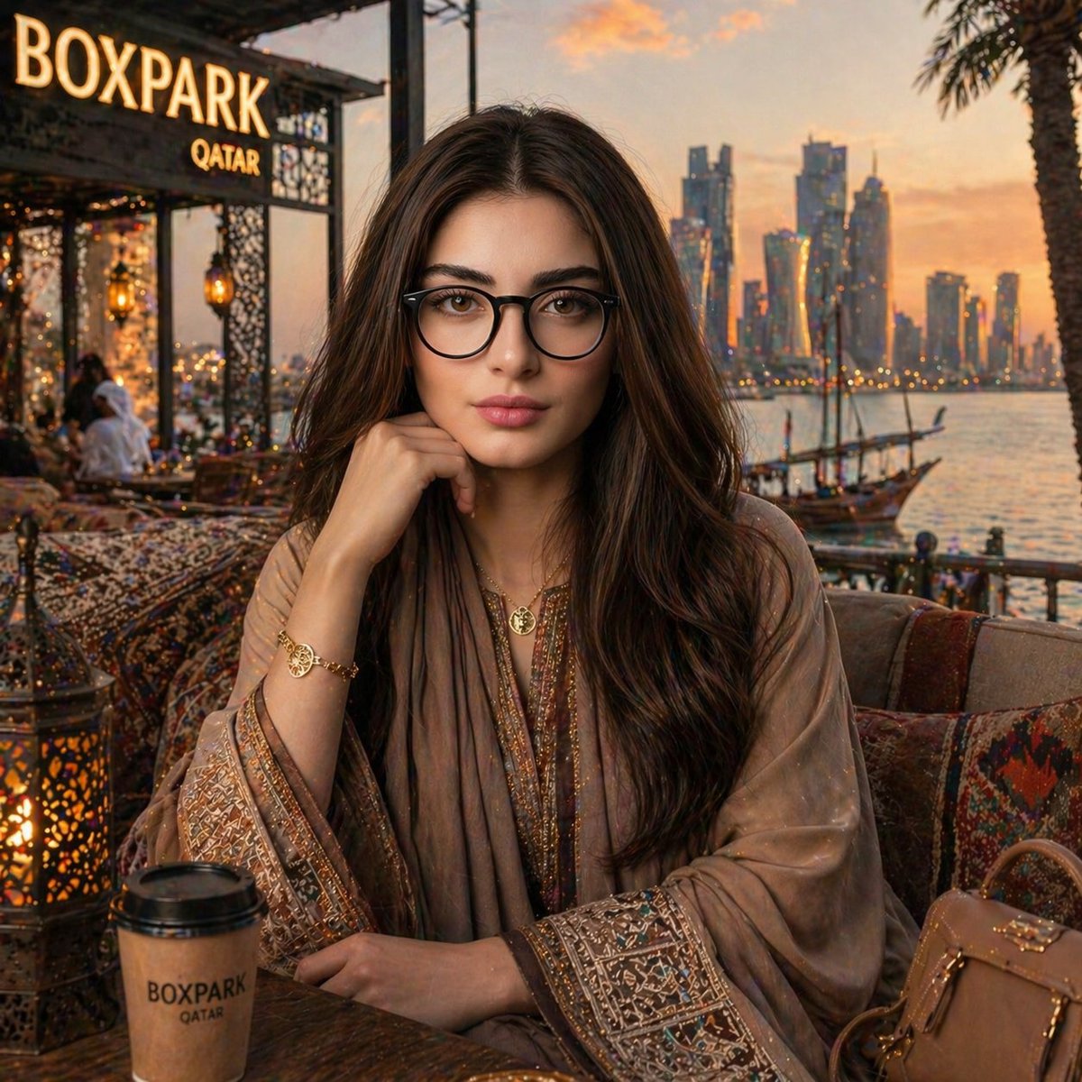 Golden Hour Arab Portrait — Sora 2 Prompt