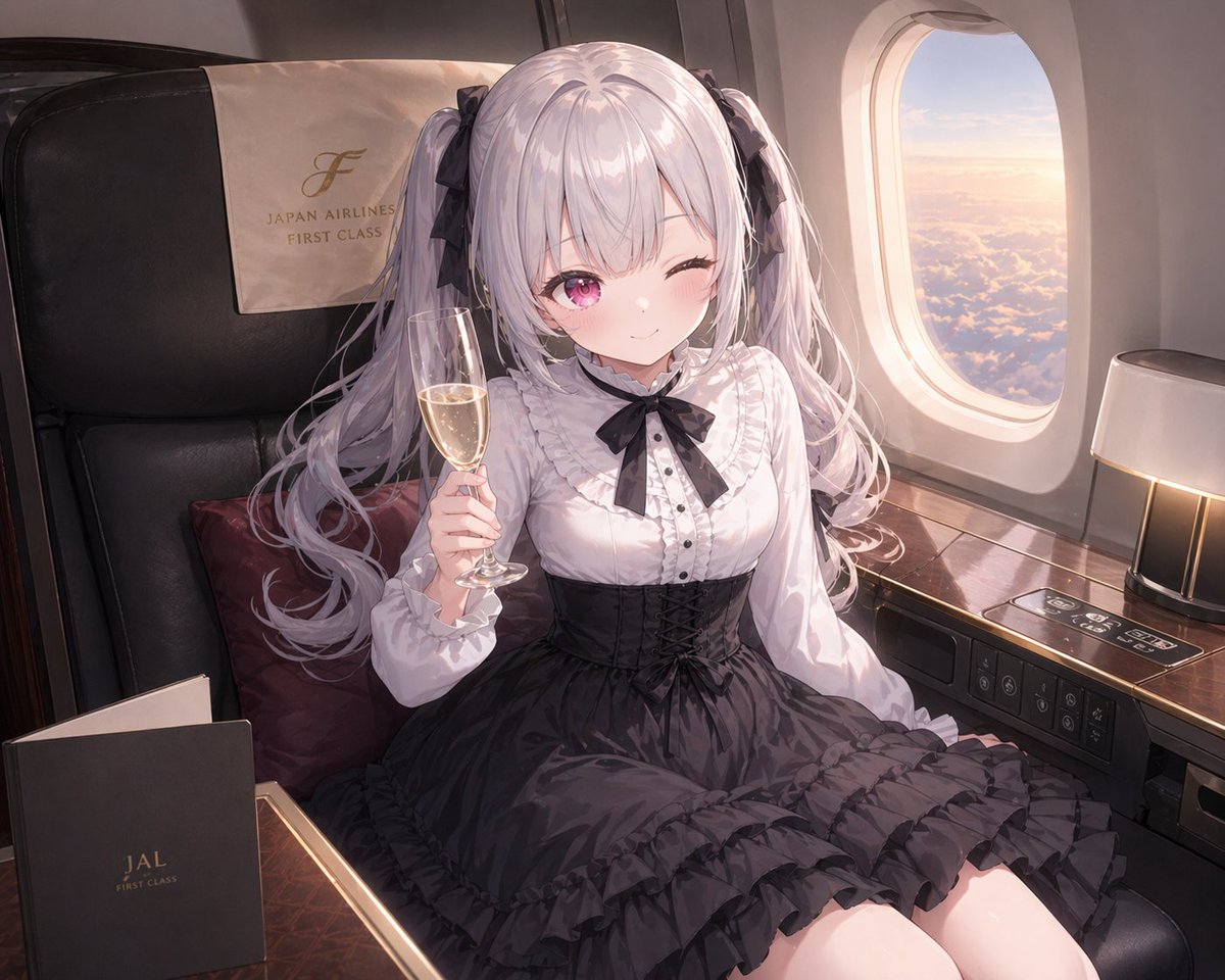 JAL A350-1000 First Class Cabin — Sora AI Prompt